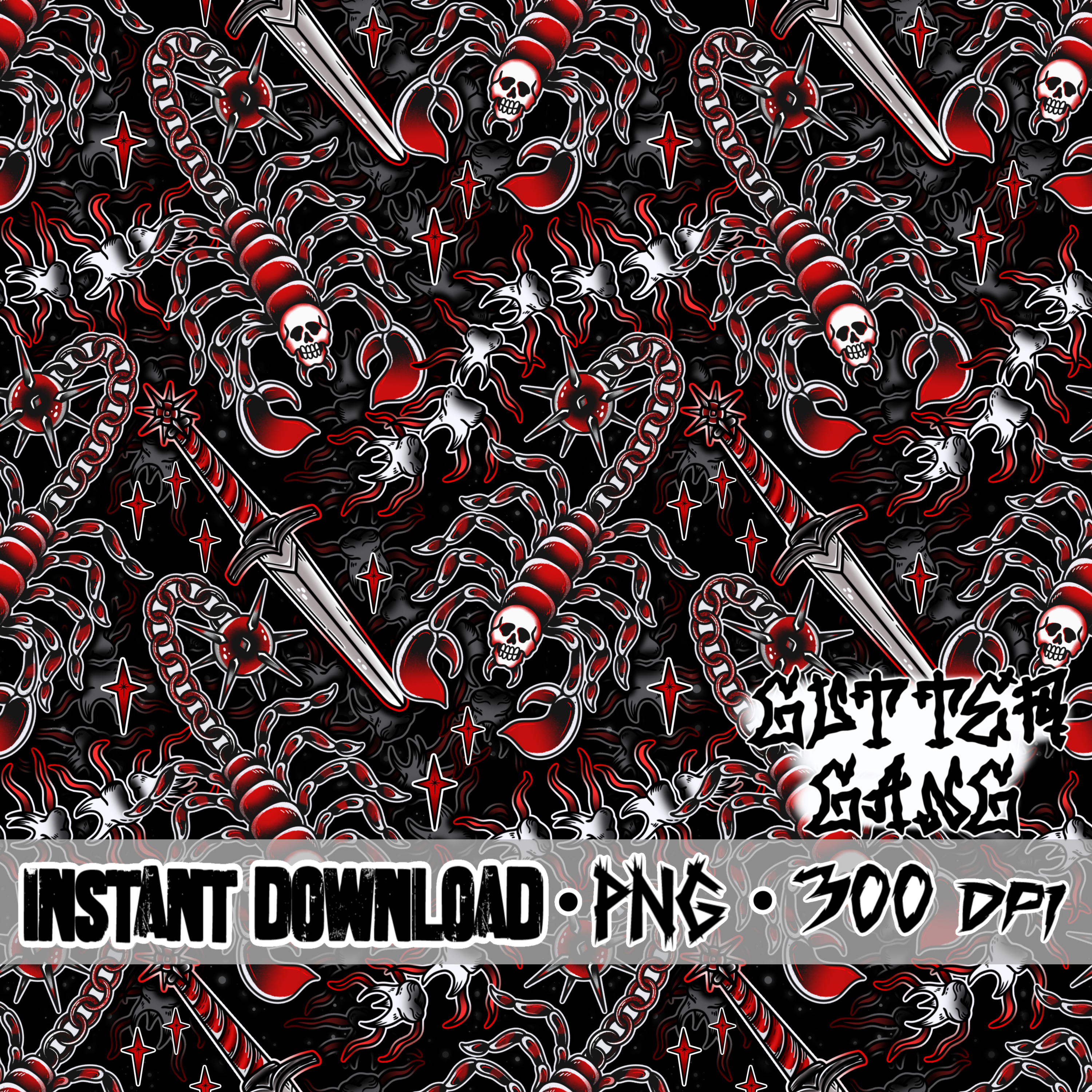 Creepy Crawlies Seamless File