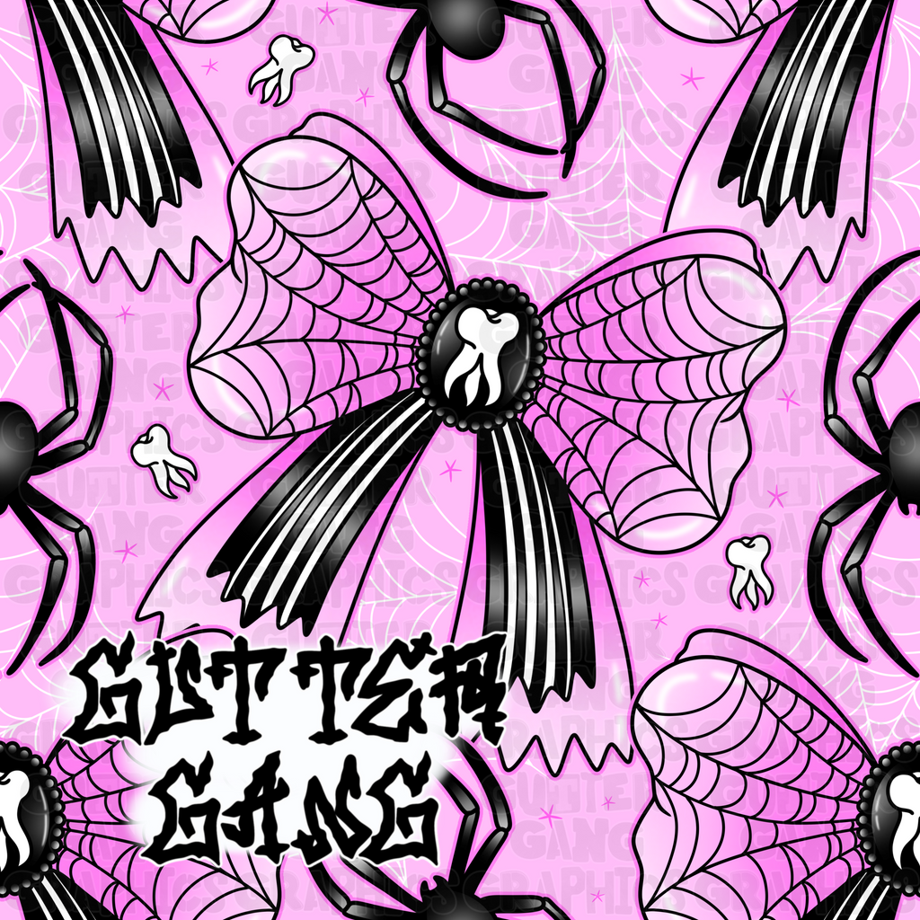 Creepy Coquette Pink #1 Seamless File