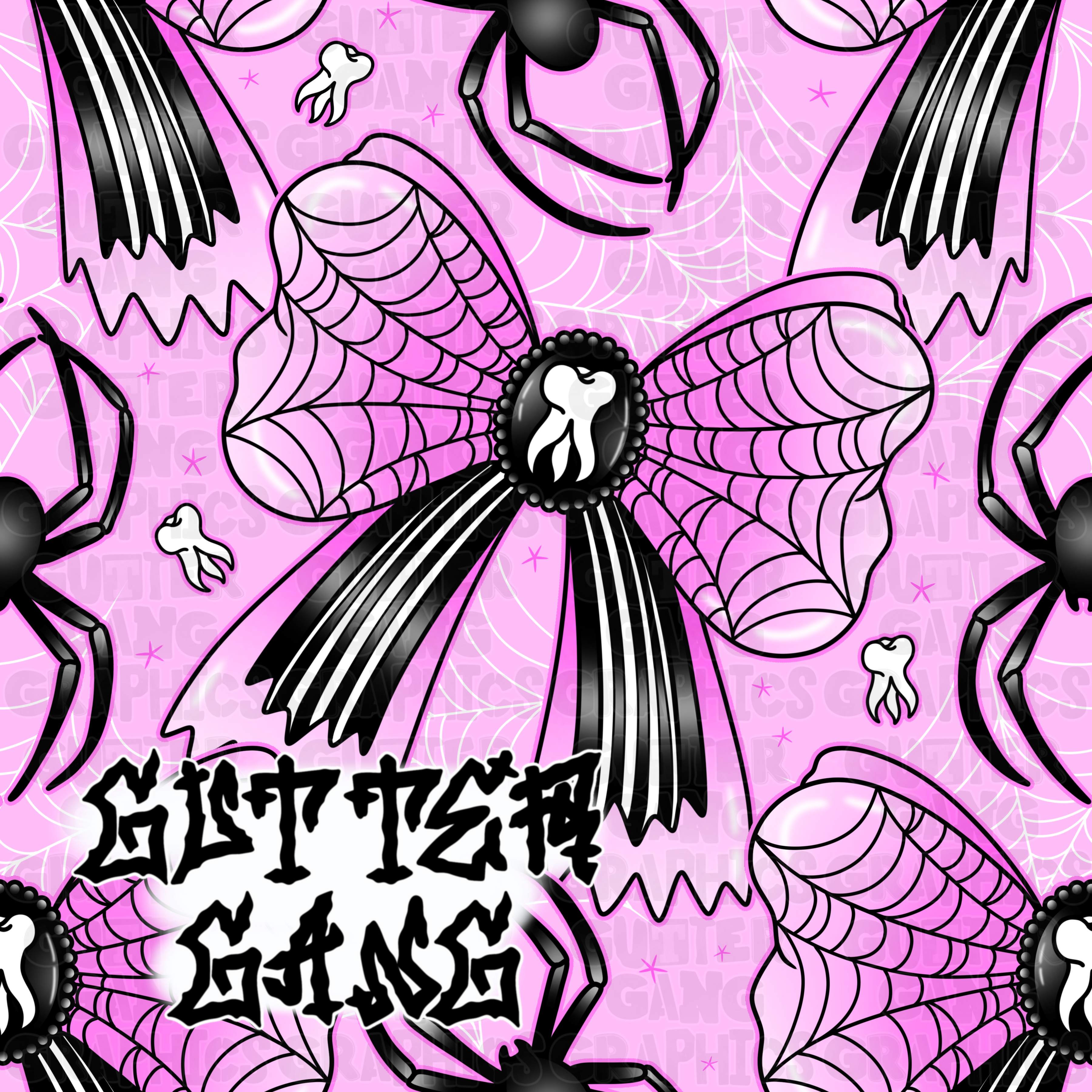 Creepy Coquette Pink #1 Seamless File
