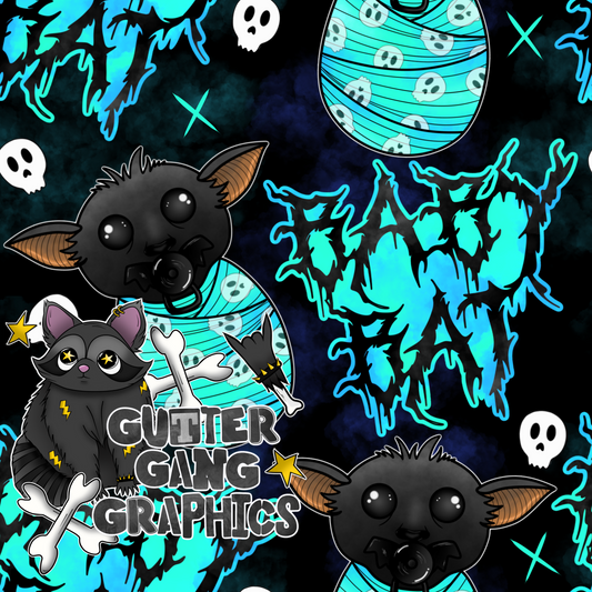 Baby Bat Blue Colorway Seamless File