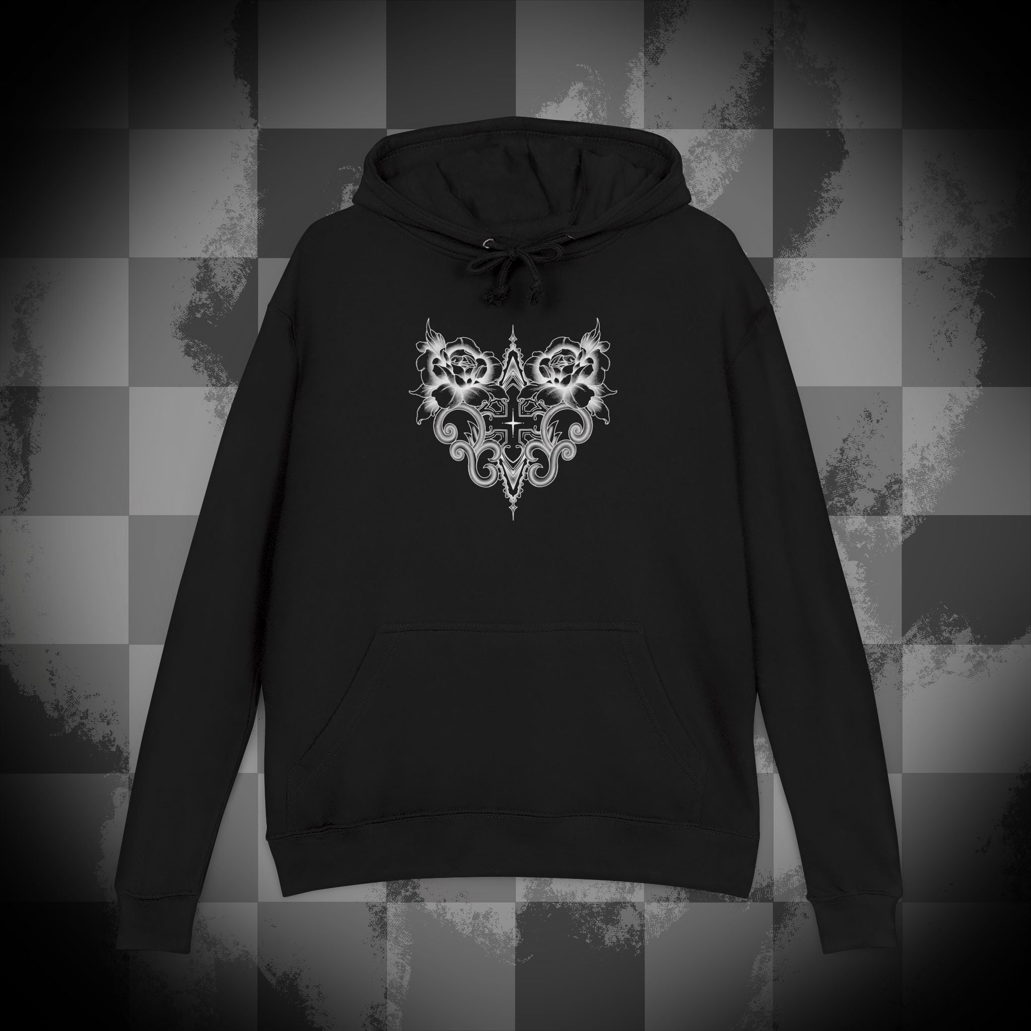 Goth streetwear Unisex French Terry Hoodie