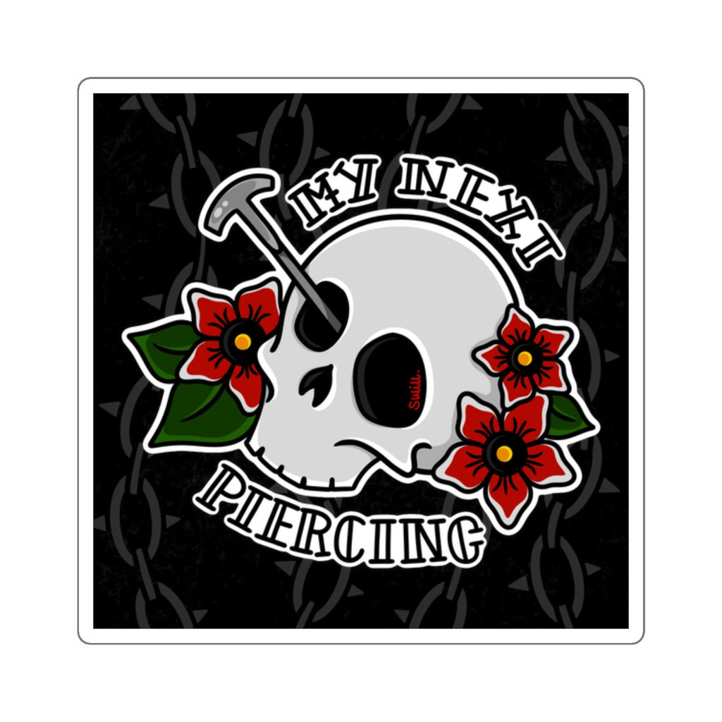 My next piercing sticker