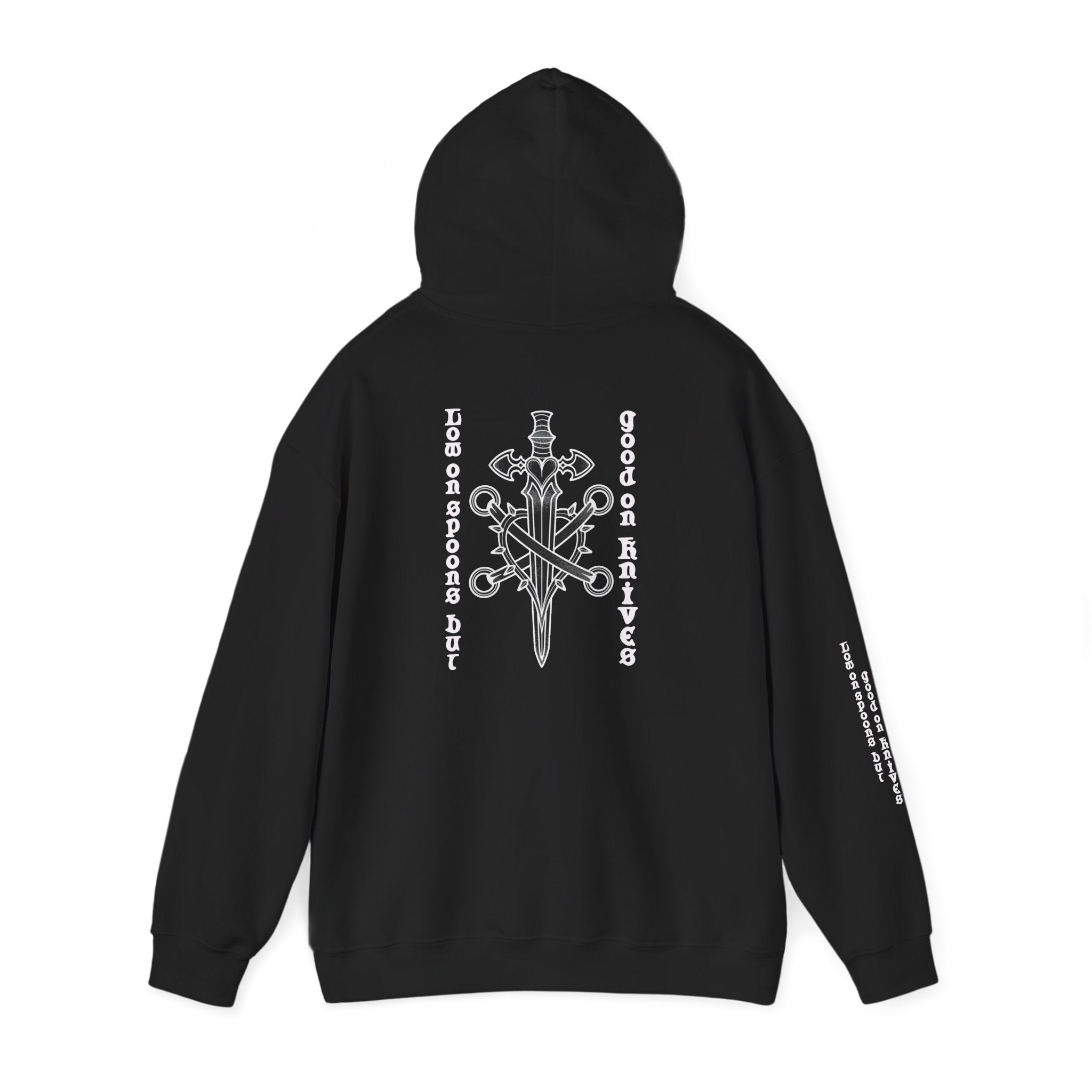 Low on spoons Unisex Heavy Blend™ Hooded Sweatshirt