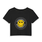 Just a mom trying to not raise a$$holes Women's Baby Tee