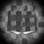 Creepy Grunge Yoga Shorts