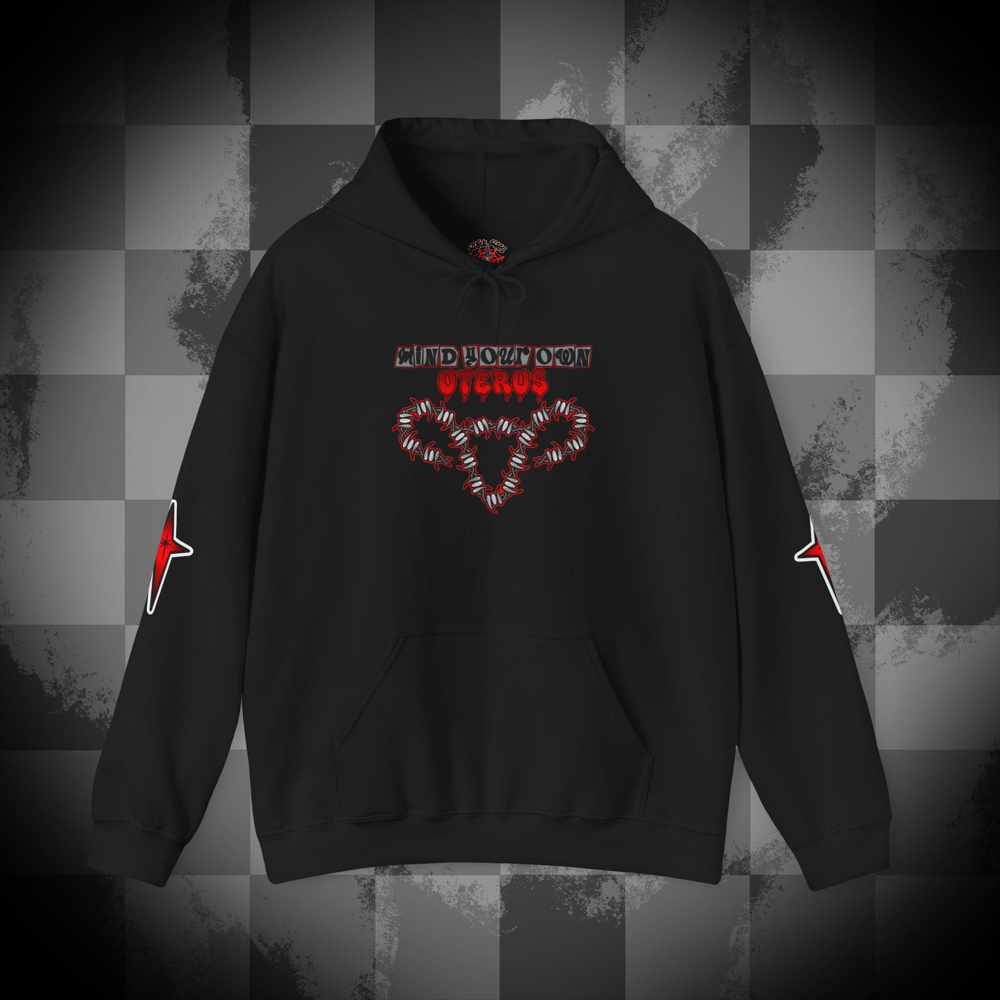Mind your own uterus Unisex Heavy Blend™ Hooded Sweatshirt