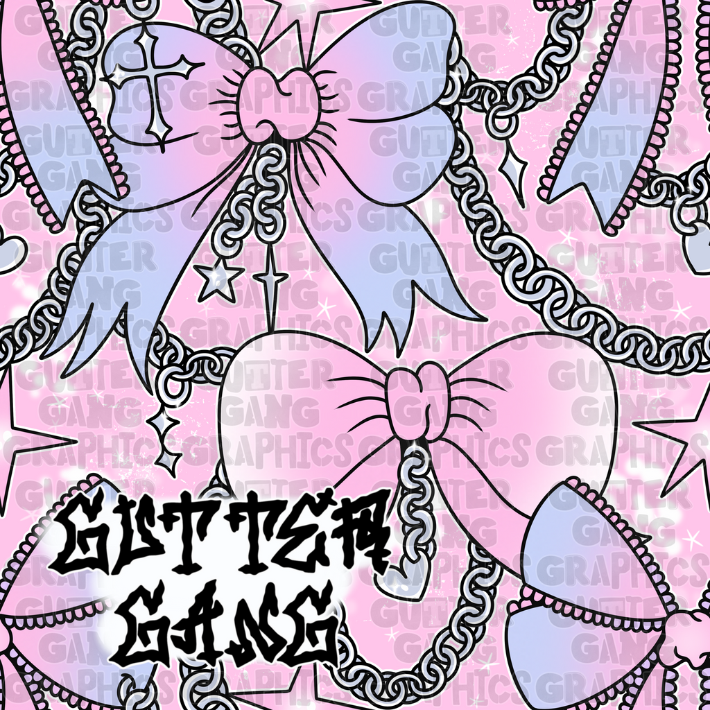 Pink Trendy Ghoul Seamless File