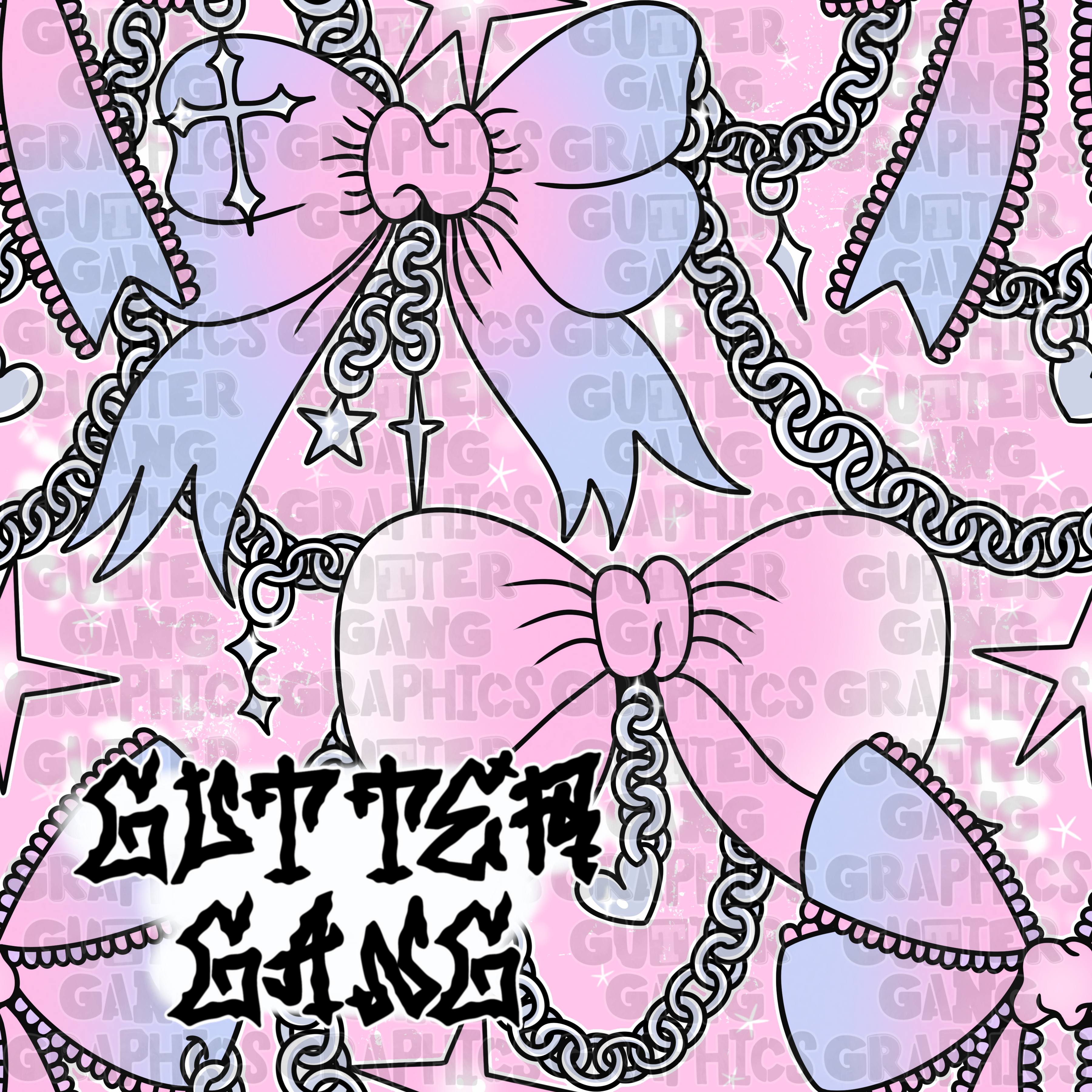 Pink Trendy Ghoul Seamless File