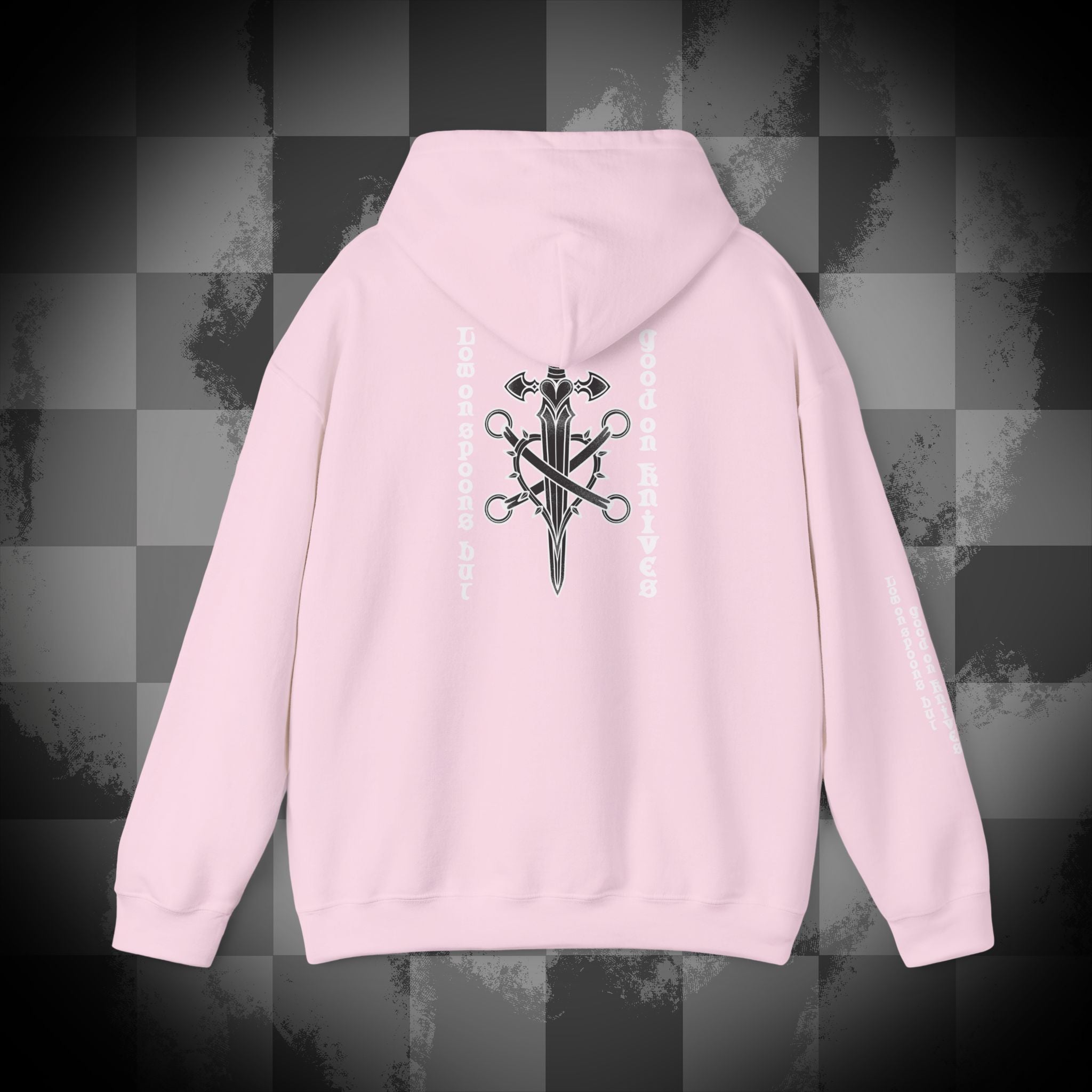 Low on spoons Unisex Heavy Blend™ Hooded Sweatshirt