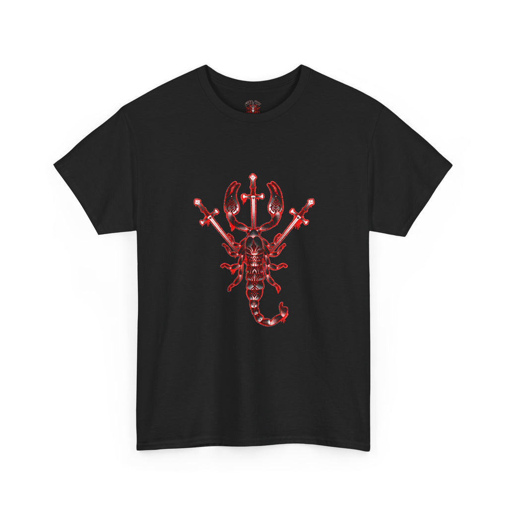 3 of swords scorpion Unisex Heavy Cotton Tee