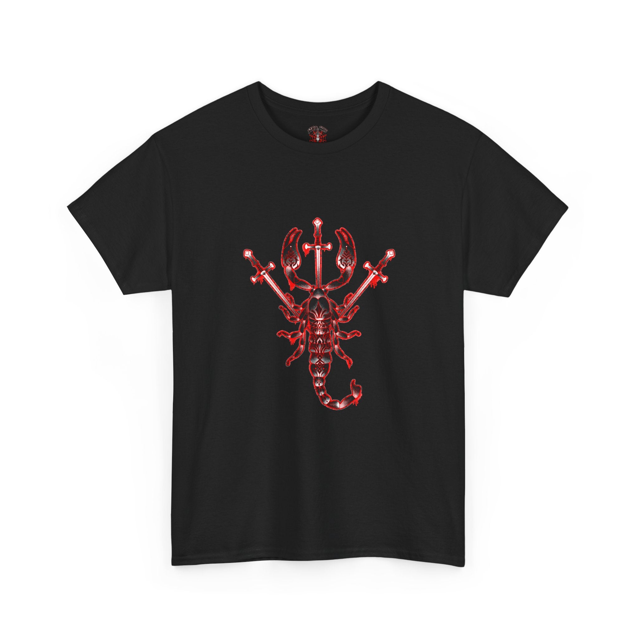 3 of swords scorpion Unisex Heavy Cotton Tee