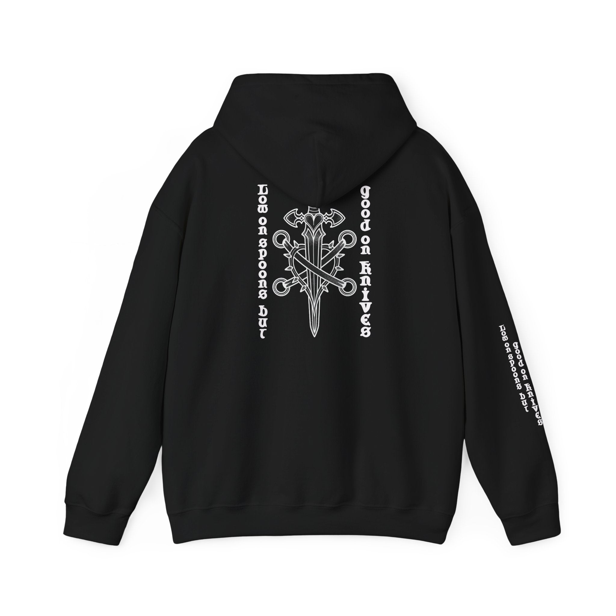 Low on spoons Unisex Heavy Blend™ Hooded Sweatshirt