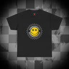Just a mom trying not to raise assholes Unisex Heavy Cotton Tee