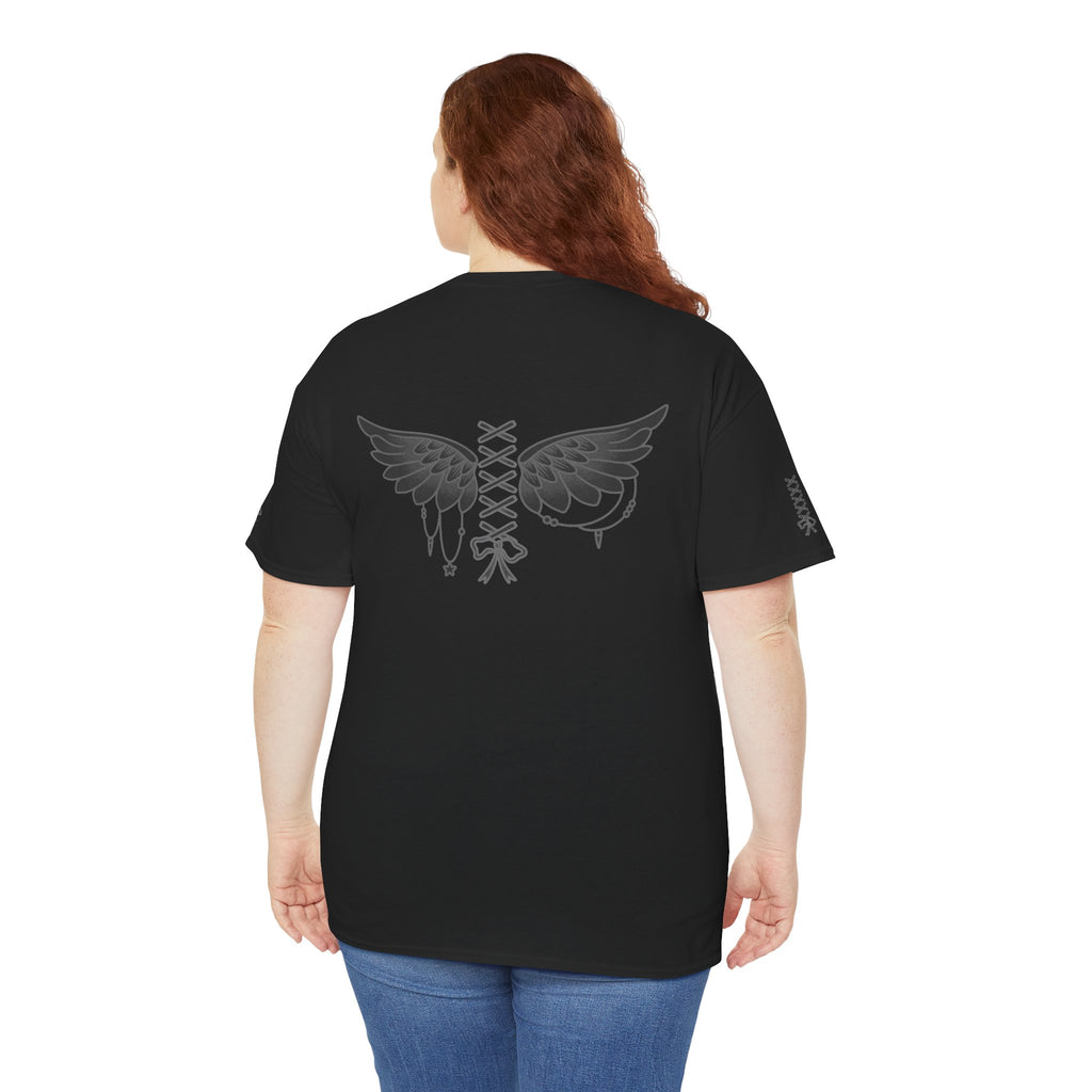 Laced up angel Unisex Heavy Cotton Tee