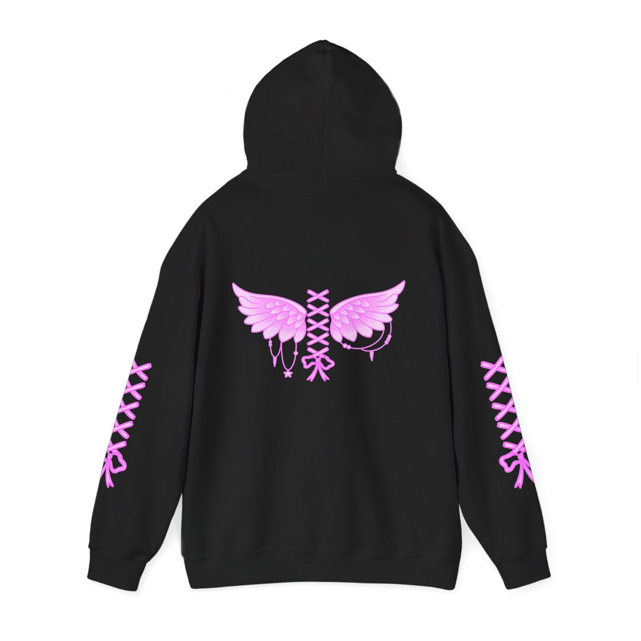 Laced up angel Unisex Heavy Blend™ Hooded Sweatshirt