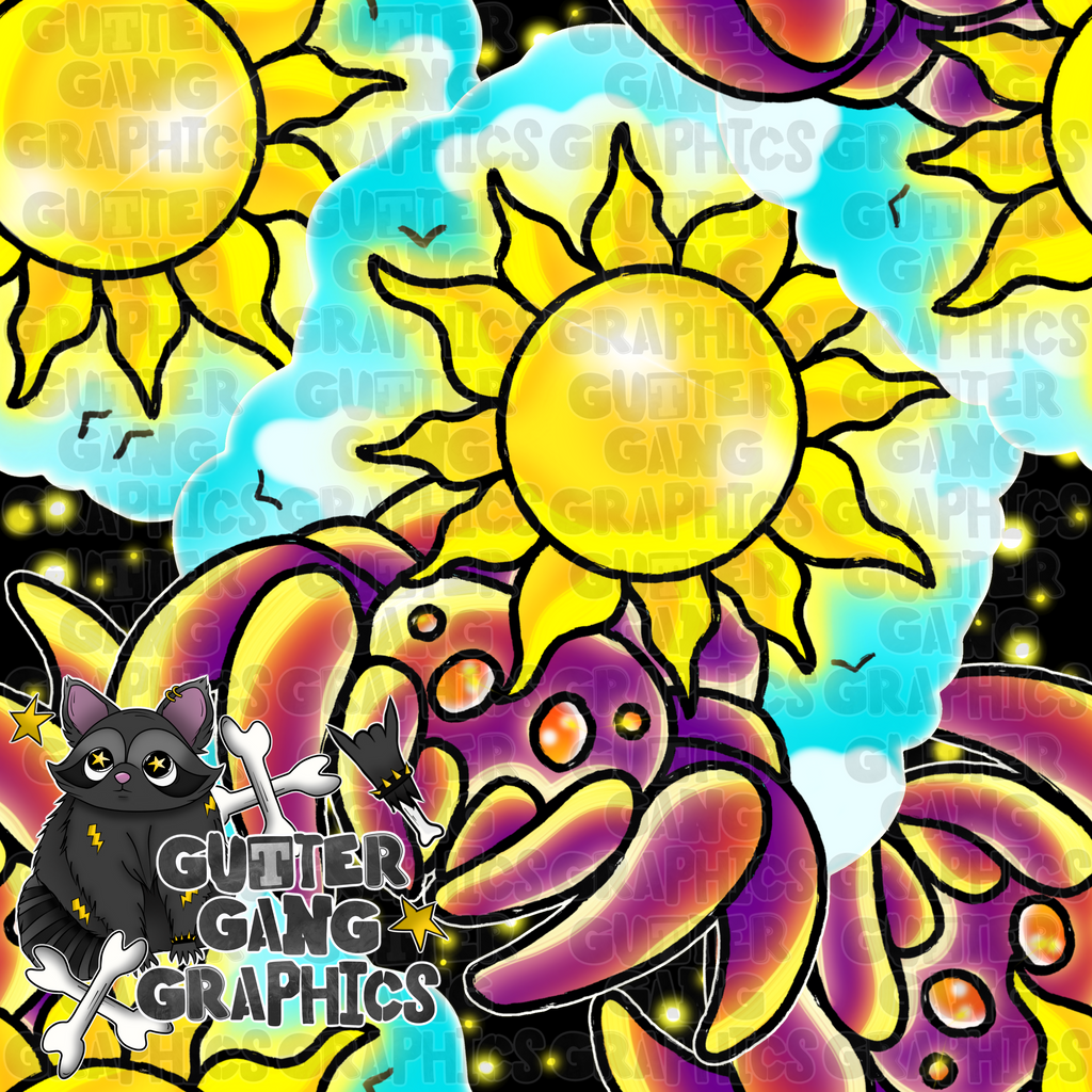 Sun Jumping Spider Seamless File