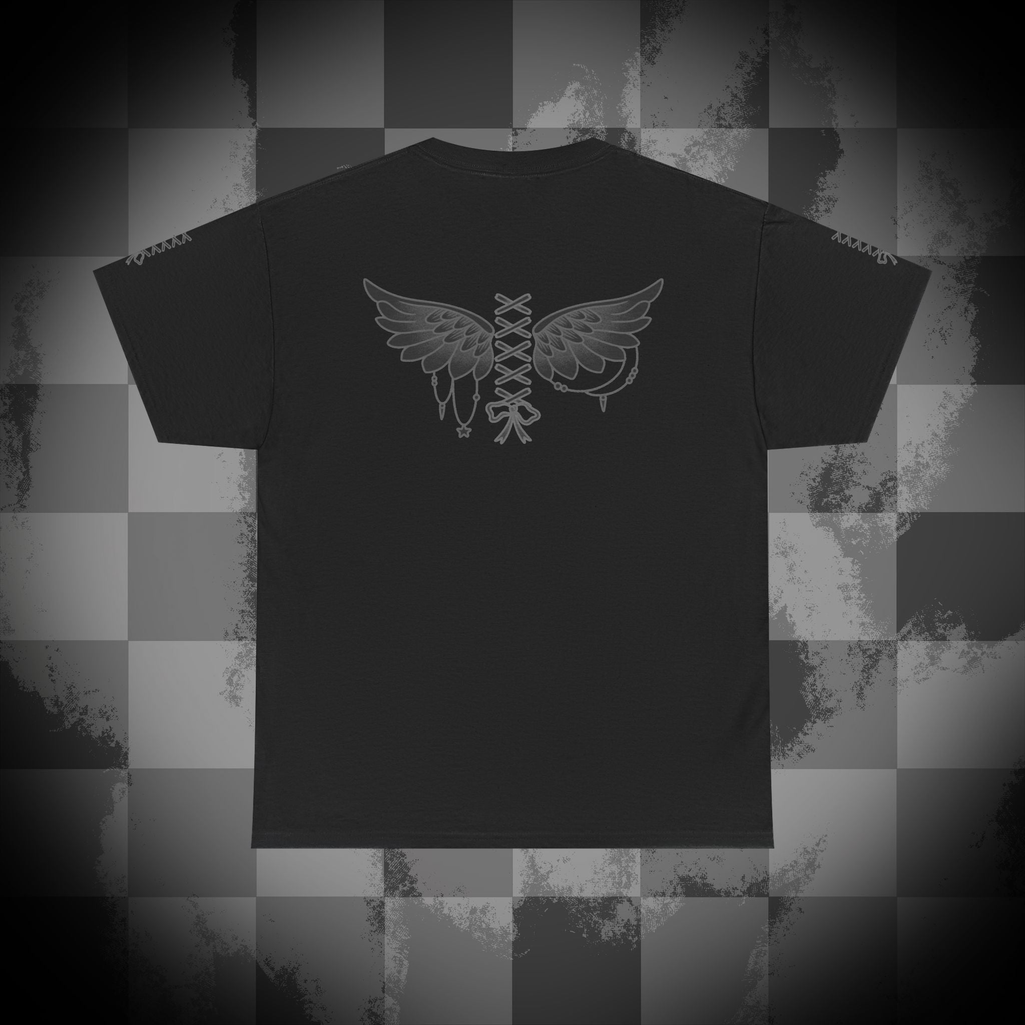 Laced up angel Unisex Heavy Cotton Tee