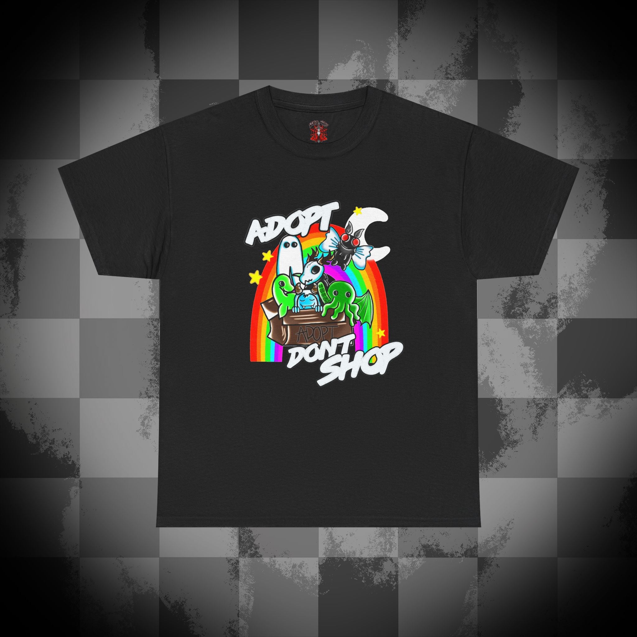 Cryptid adopt dont shop Unisex Heavy Cotton Tee