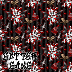 Vampire Cow Stripes Seamless File