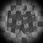 Creepy Grunge Yoga Shorts