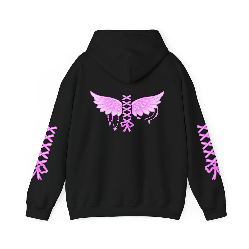 Laced up angel Unisex Heavy Blend™ Hooded Sweatshirt