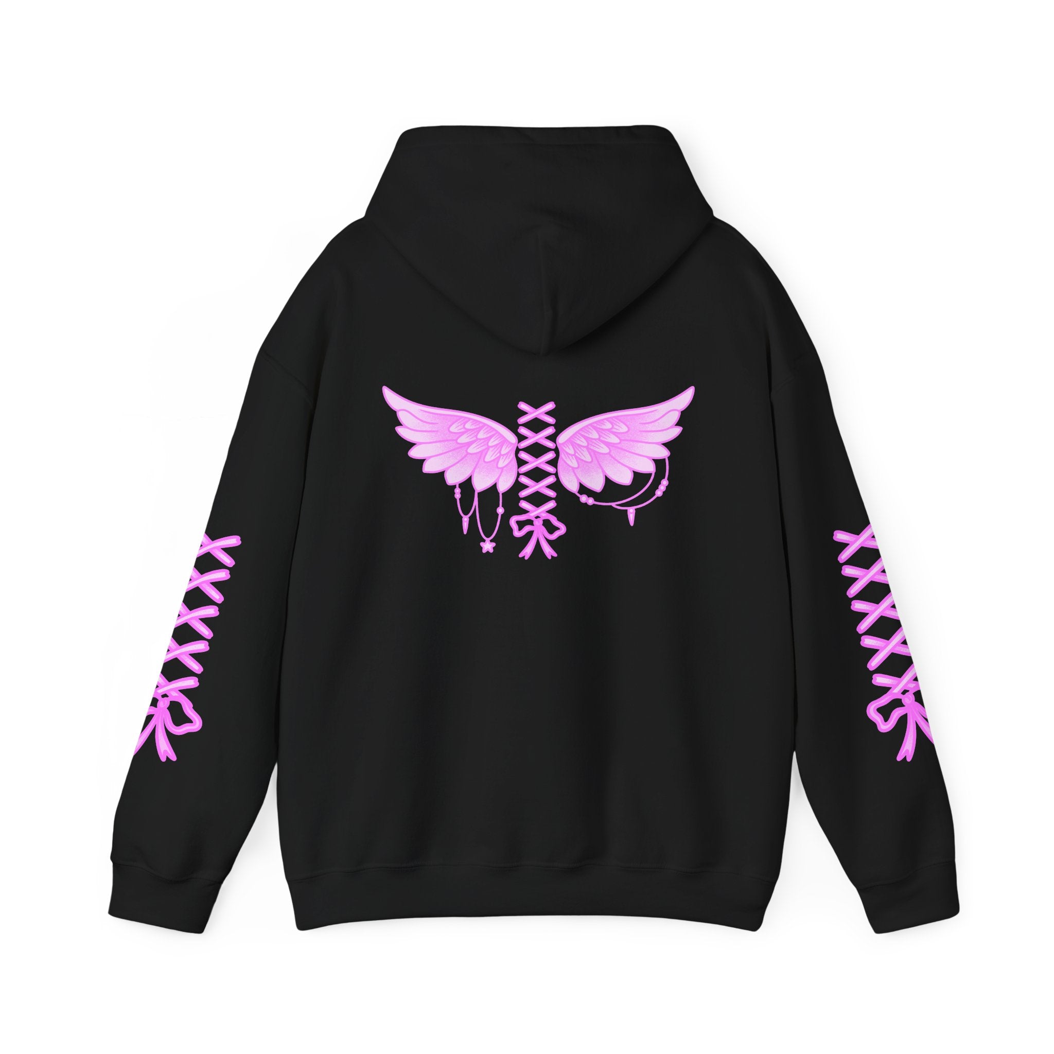 Laced up angel Unisex Heavy Blend™ Hooded Sweatshirt