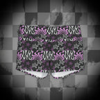 Trippy Checkerboard Yoga Shorts