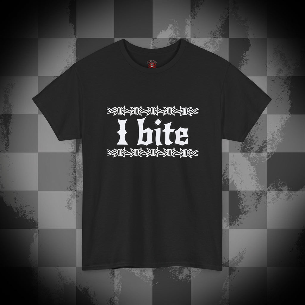 I bite Unisex Heavy Cotton Tee