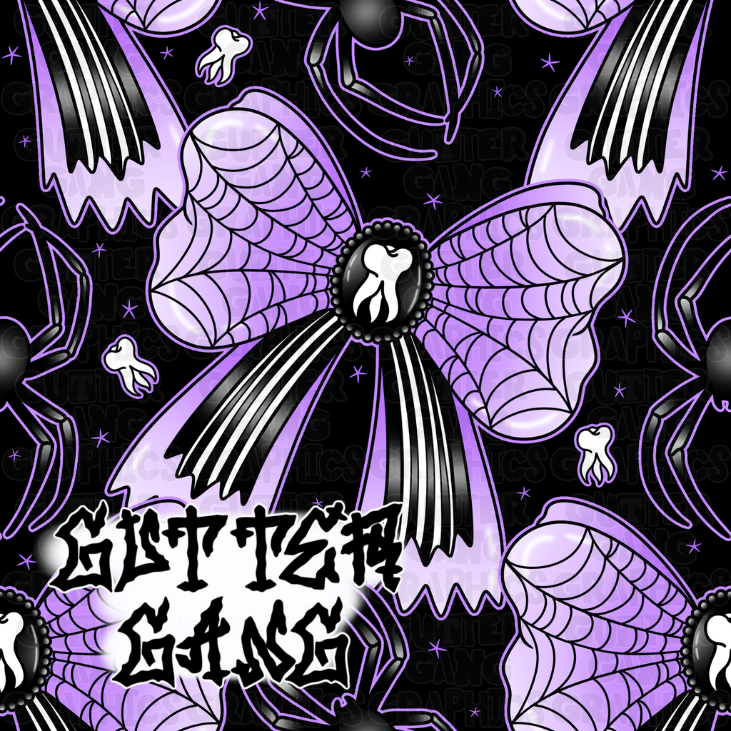 Creepy Coquette Purple #2 Seamless File