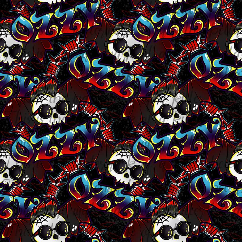 Bat Boy Ozzy Seamless File