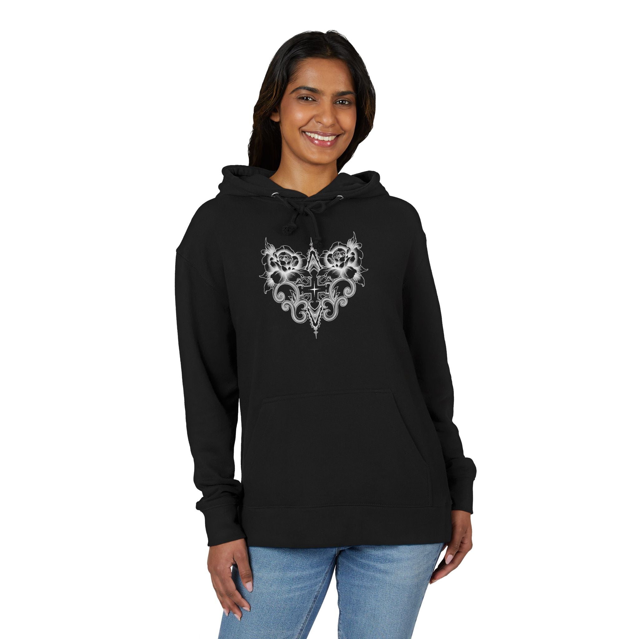 Goth streetwear Unisex French Terry Hoodie