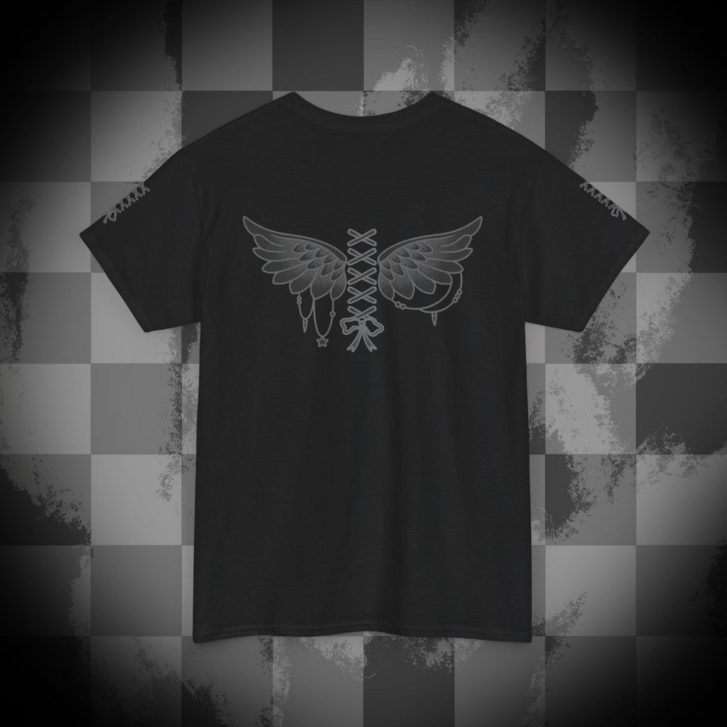 Laced up angel Unisex Heavy Cotton Tee