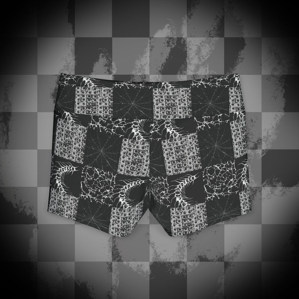 Grunge Centipede Yoga Shorts