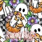 Leopard Gecko Ghostie #3 Seamless File