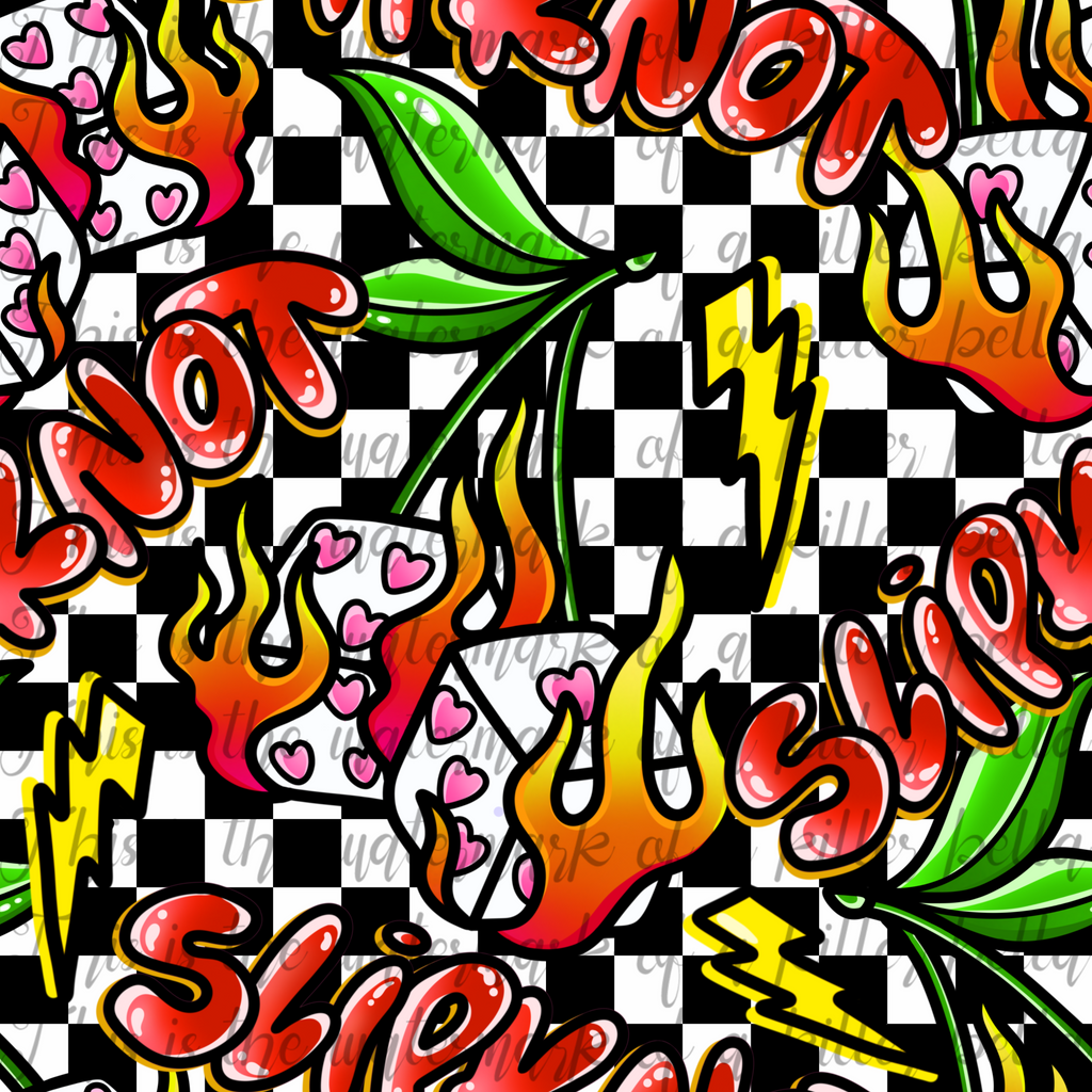 Flame Dice Seamless File