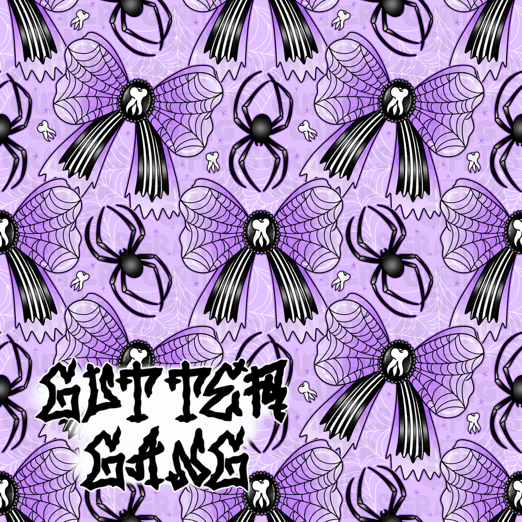 Creepy Coquette Purple #1 Seamless File