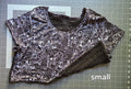 Small extra crop grunge top