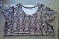 1X extra crop grunge top