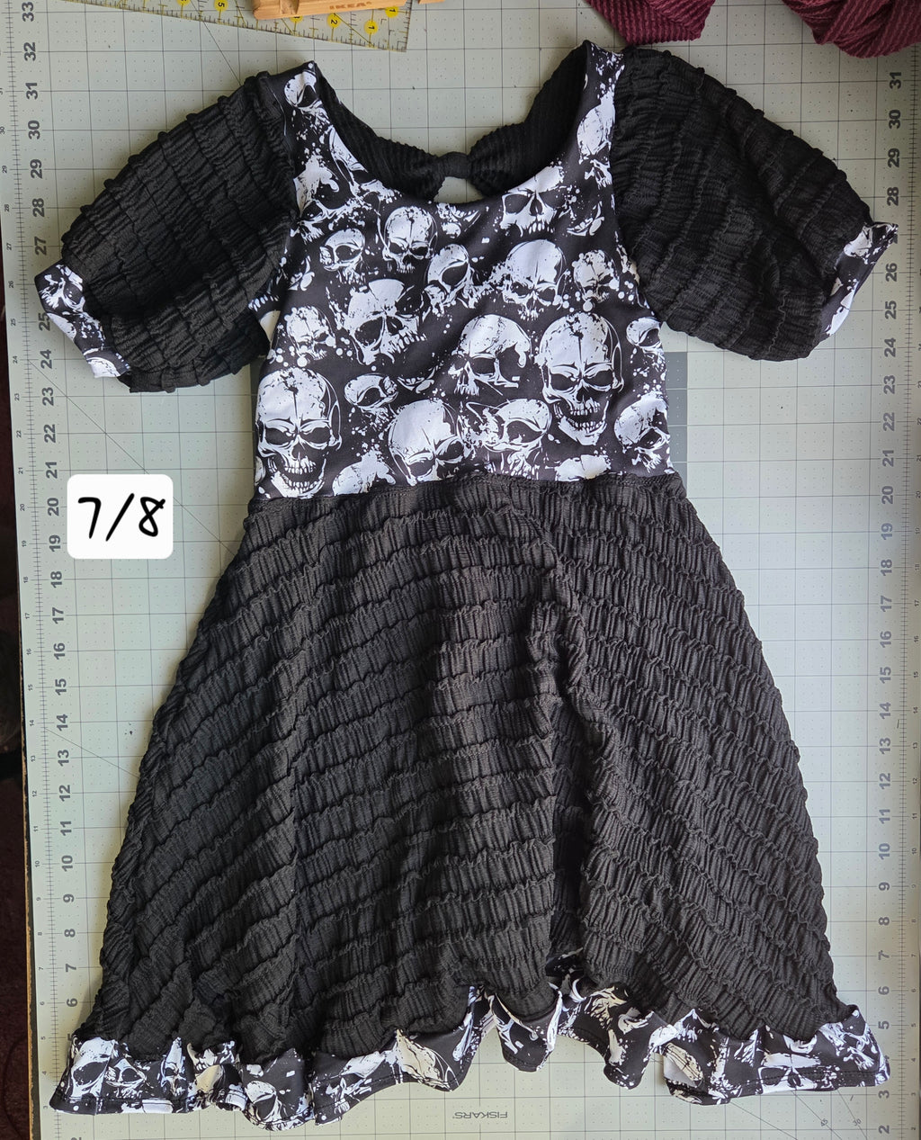 7/8 skull elowyn dress
