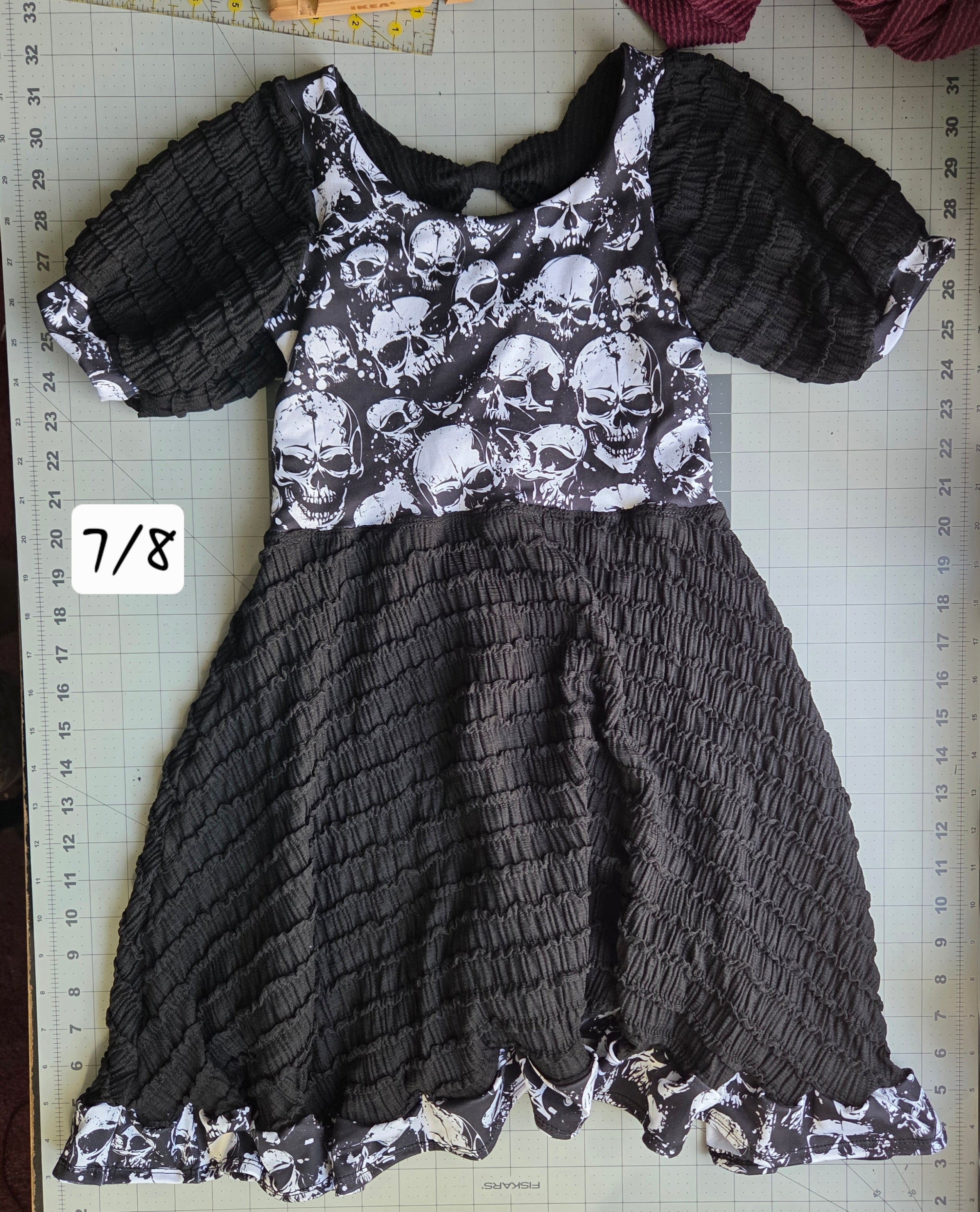 7/8 skull elowyn dress