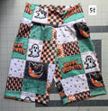 5t Halloween patches b-ball shorts