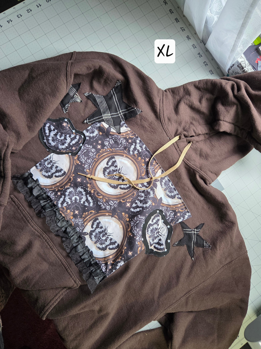 XL scrapbook hoodie