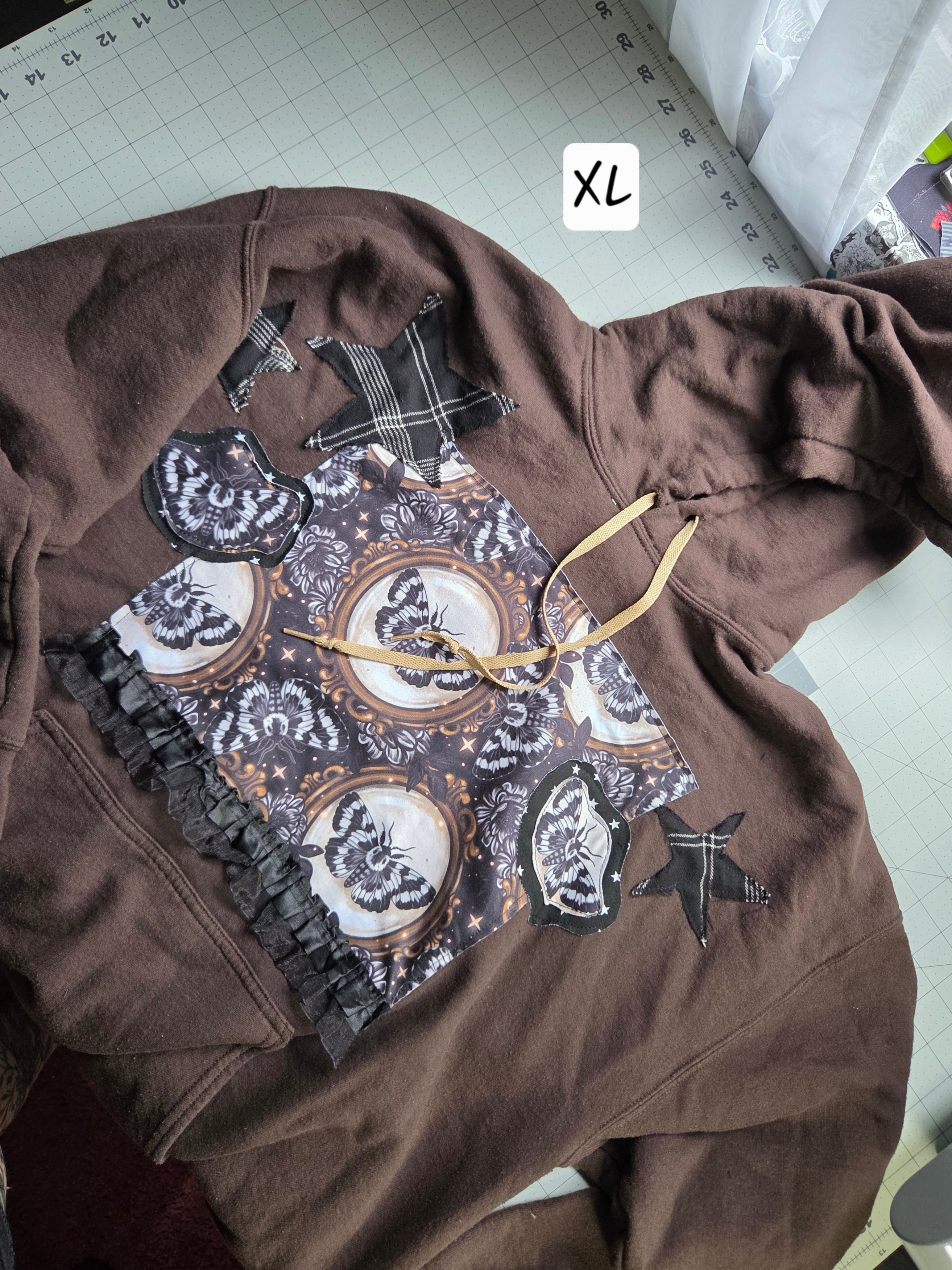 XL scrapbook hoodie