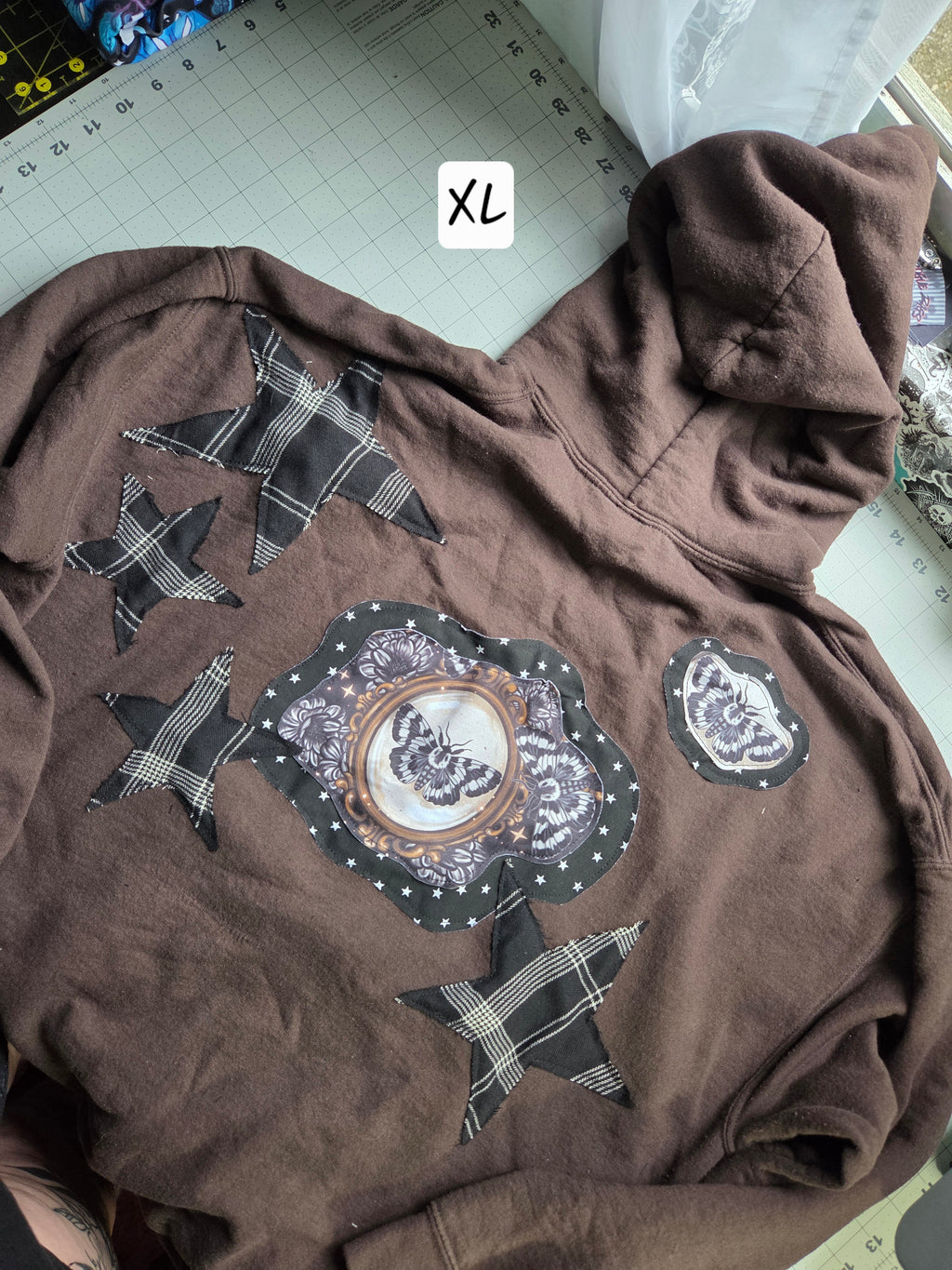XL scrapbook hoodie