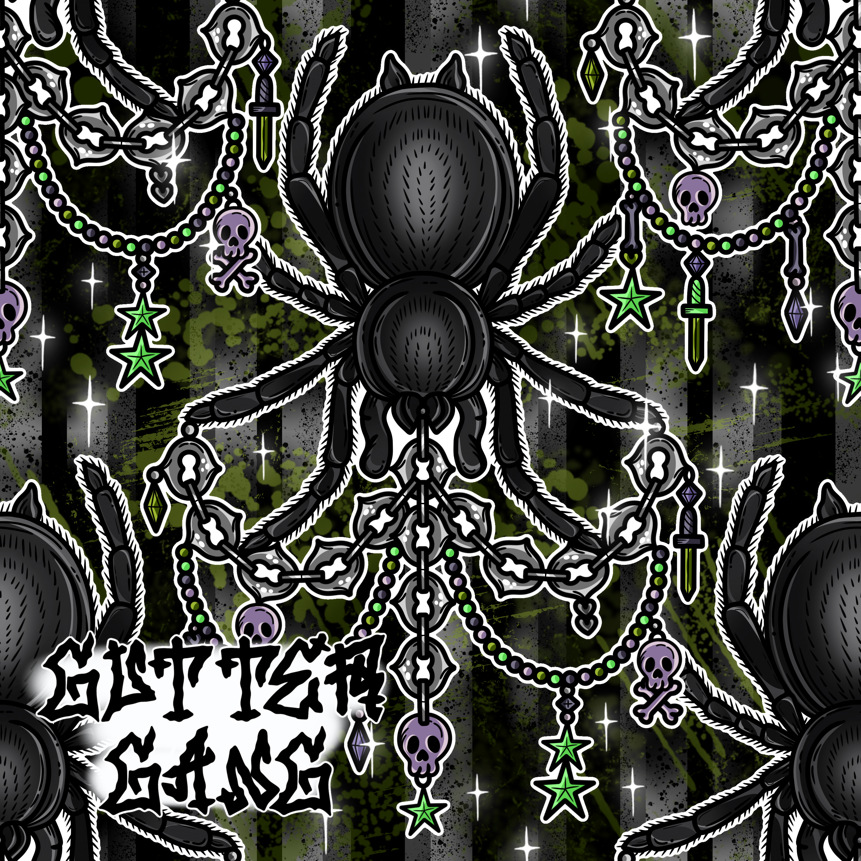 Spiderweb Charms #1 Seamless File