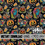 Traditional Halloween Seamless File