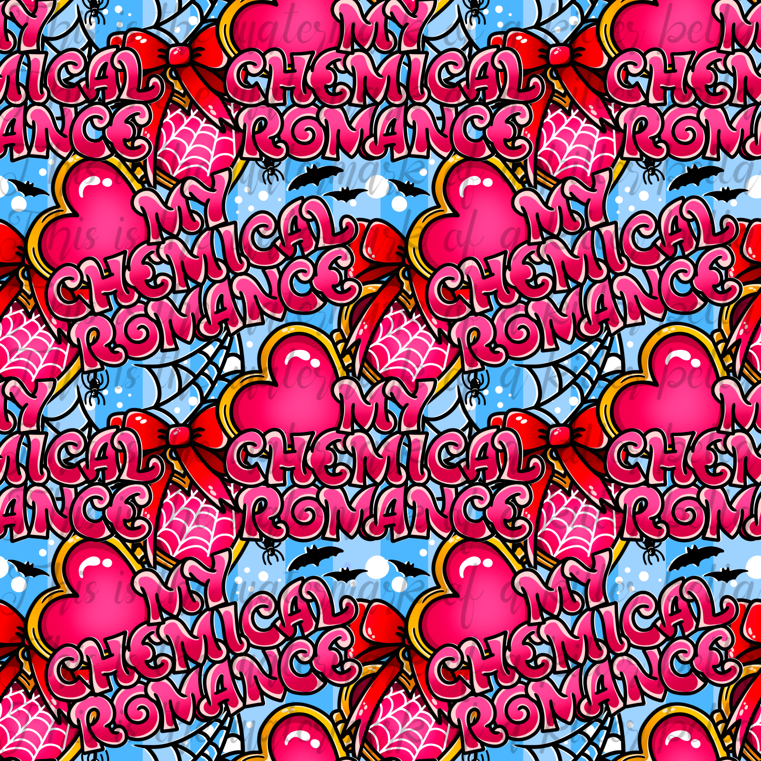 Blue MCR Locket Seamless File