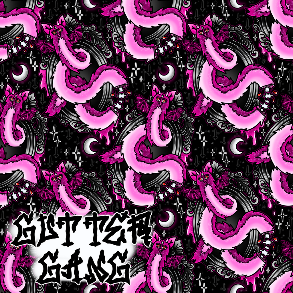 Pink Long Furby Seamless File