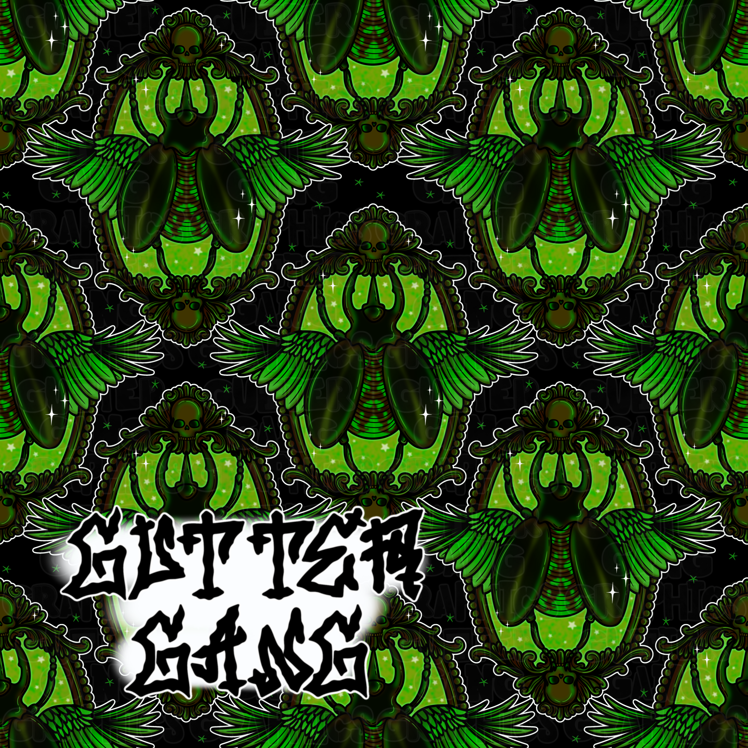 Green Beetle Seamless File
