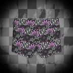 Trippy Checkerboard Yoga Shorts